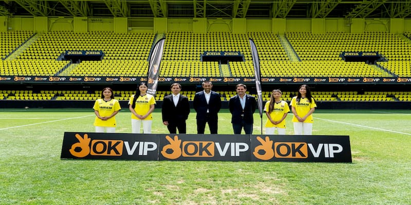 OKVIP và CLB Villarreal vừa ký kết hợp đồng tài trợ kể từ tháng 7 năm 2023